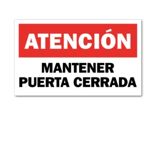 mantener puerta cerrada