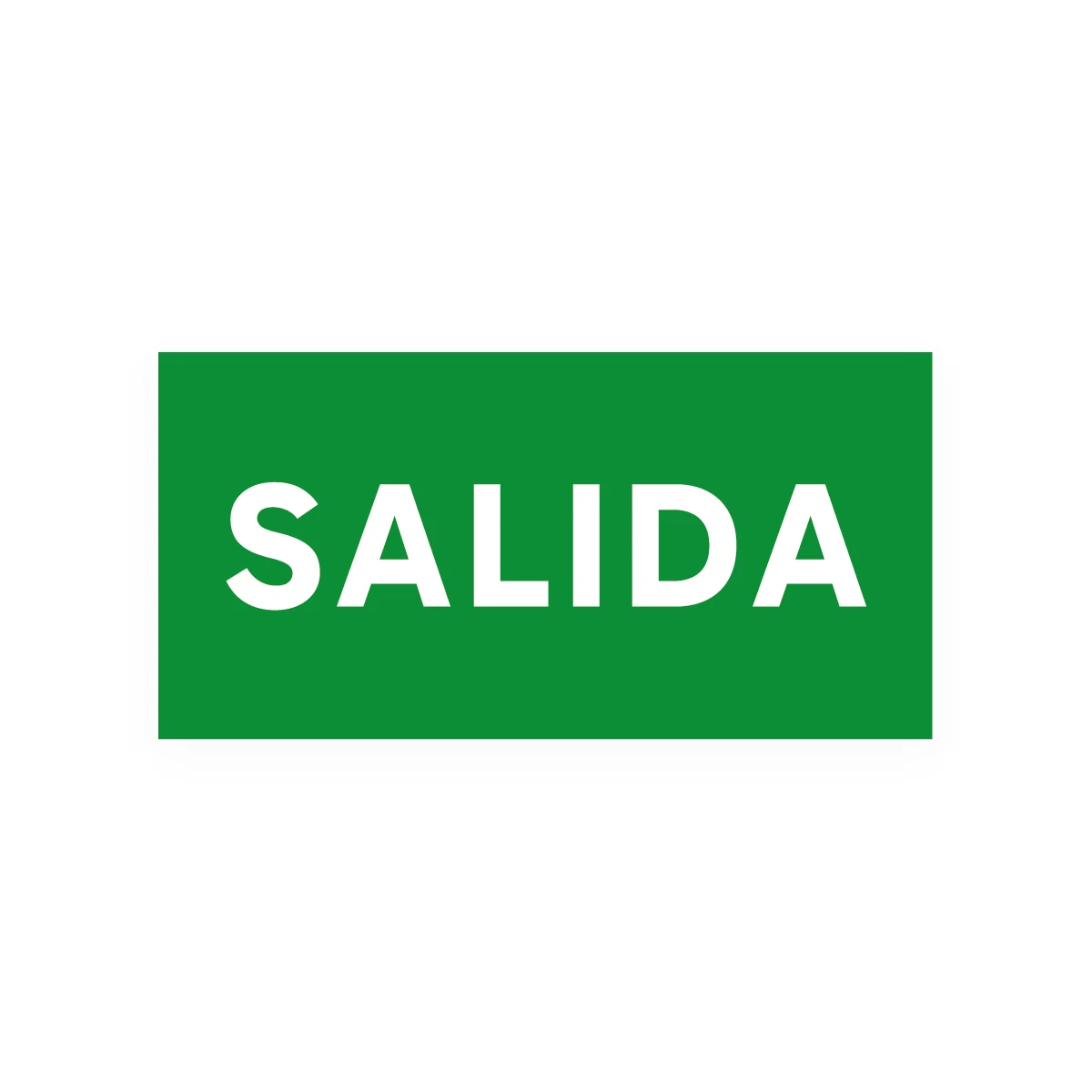 salida de emergencia señaletica