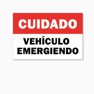 vehiculo emergiendo