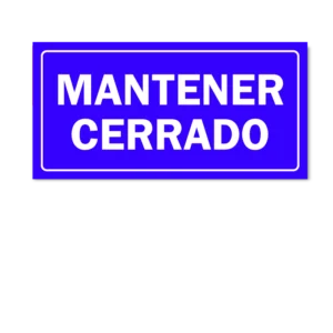 mantener cerrado