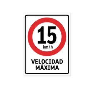 15 km velocidad maxima