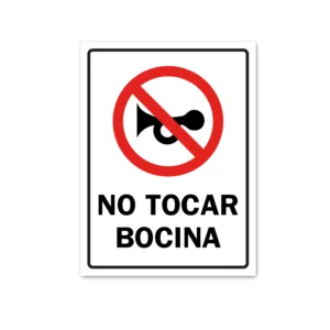 No tocar bocina