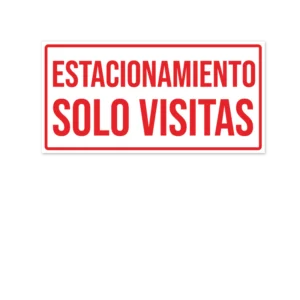 estacionamiento solo visitas
