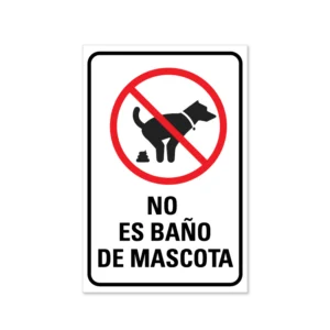 no es baño de mascota