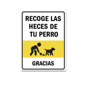 recoge las heces de tu perro
