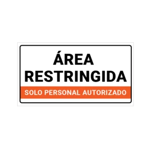 area restringida