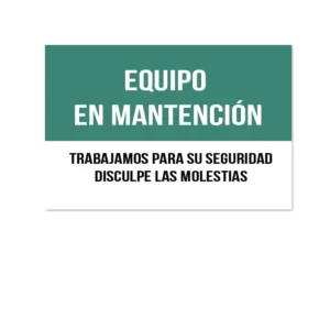 equipo en mantencion