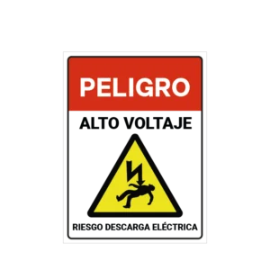 peligro riesgo de descarga electrica