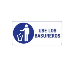 Use los basureros