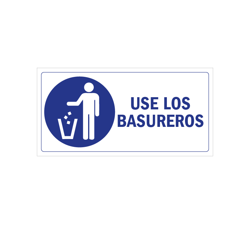 Use los basureros
