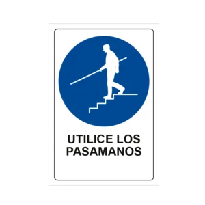 Utilice los pasamanos